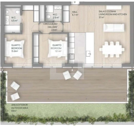 Apartamento T2 para Venda em Canidelo Foto 23
