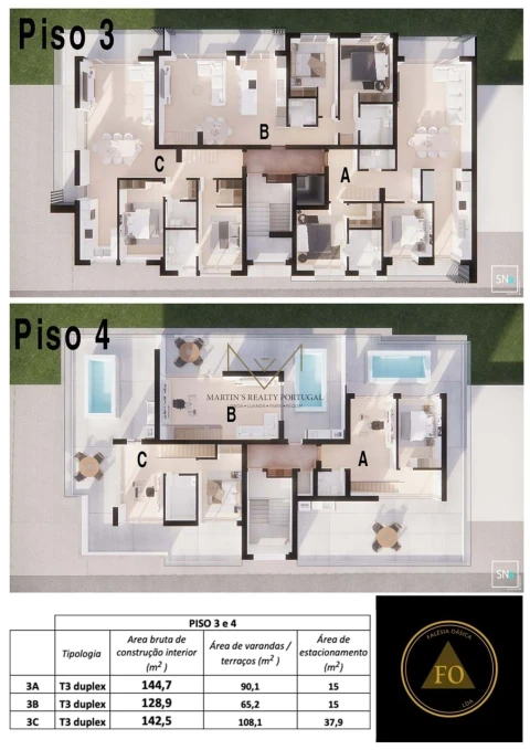 Apartamento T3 para Venda em Charneca de Caparica e Sobreda