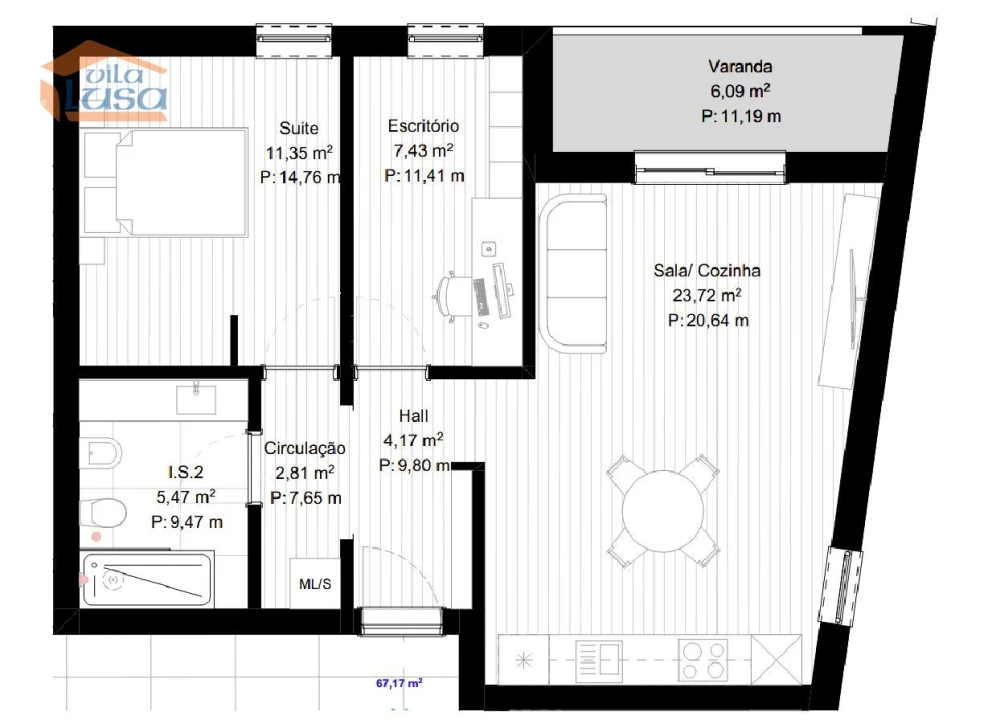 Apartamento T2 para Venda em Portimão Foto 3