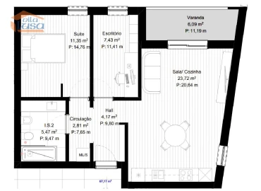 Apartamento T2 para Venda em Portimão