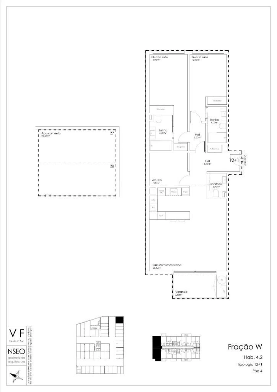 Apartamento T2 para Venda em São João da Madeira Foto 20