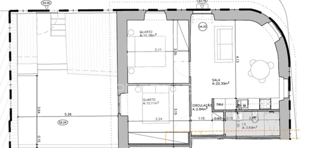 Moradia T2 para Venda em Santa Clara-A-Velha Foto 14