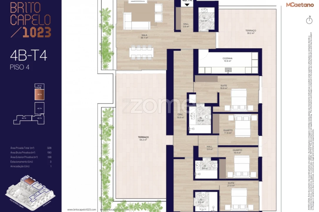 Apartamento T4 para Venda em Matosinhos e Leça da Palmeira Foto 2