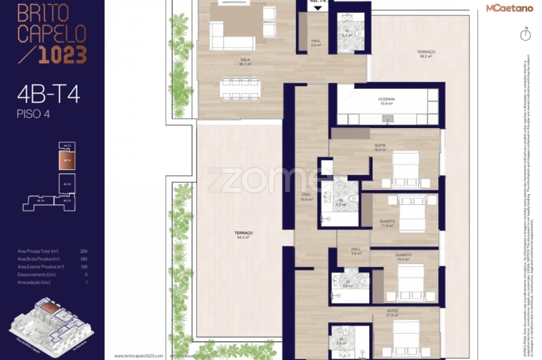 Apartamento T4 para Venda em Matosinhos e Leça da Palmeira Foto 2