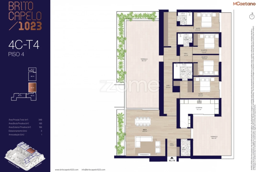 Apartamento T4 para Venda em Matosinhos e Leça da Palmeira Foto 4