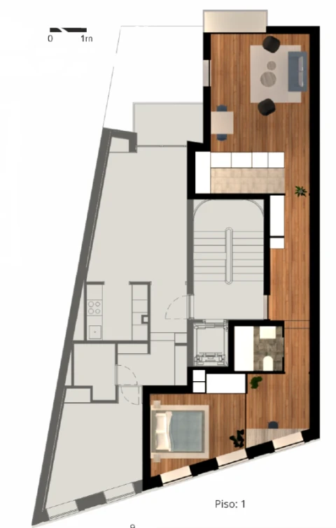 Apartamento T1 para Venda em Lordelo do Ouro e Massarelos