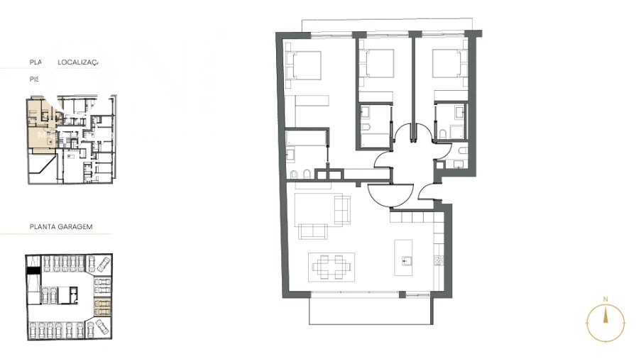 Apartamento T3 para Venda em Anta e Guetim Foto 6