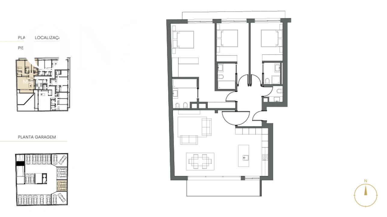 Apartamento T3 para Venda em Anta e Guetim Foto 6