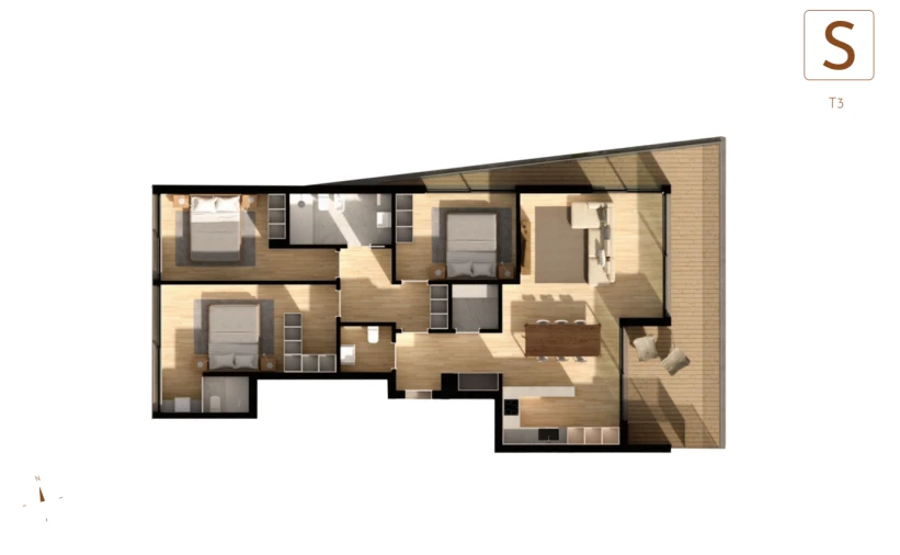 Apartamento T3 para Venda em Arcozelo Foto 16