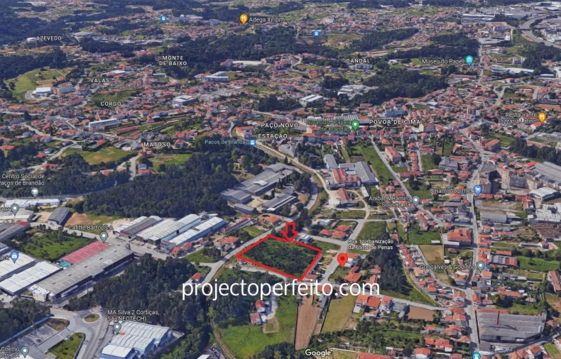 Terreno para Venda em Paços de Brandão Foto 2
