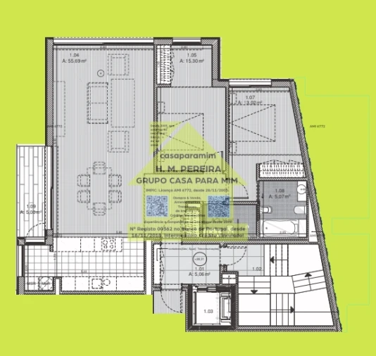 Apartamento T2 para Venda em Canidelo Foto 7