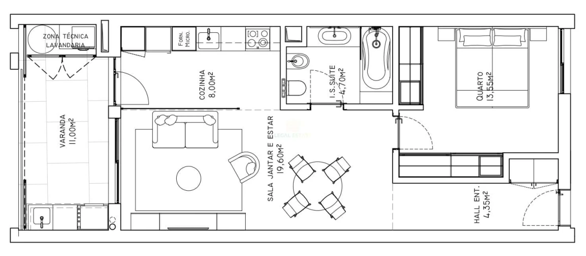 Apartamento T1 para Venda em São Martinho Foto 14
