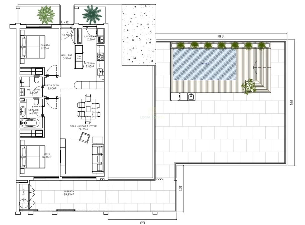 Apartamento T2 para Venda em São Martinho Foto 15