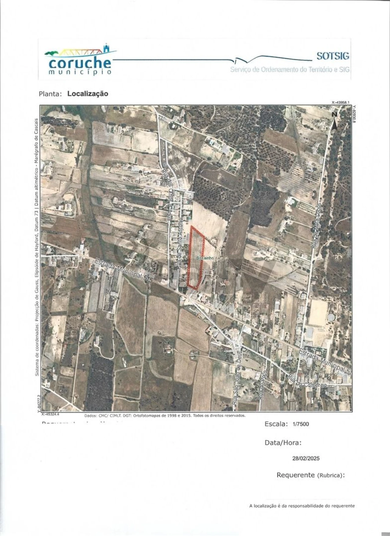 Terreno para Venda em Biscainho Foto 13