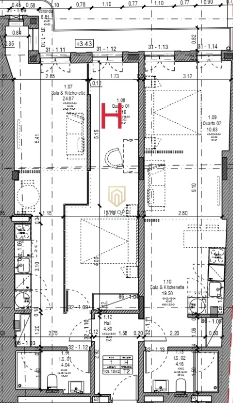 Apartamento T2 para Venda em Cedofeita, Santo Ildefonso, Sé, Miragaia, São Nicolau e Vitória