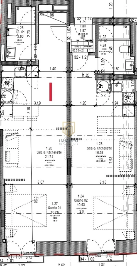 Apartamento T2 para Venda em Cedofeita, Santo Ildefonso, Sé, Miragaia, São Nicolau e Vitória