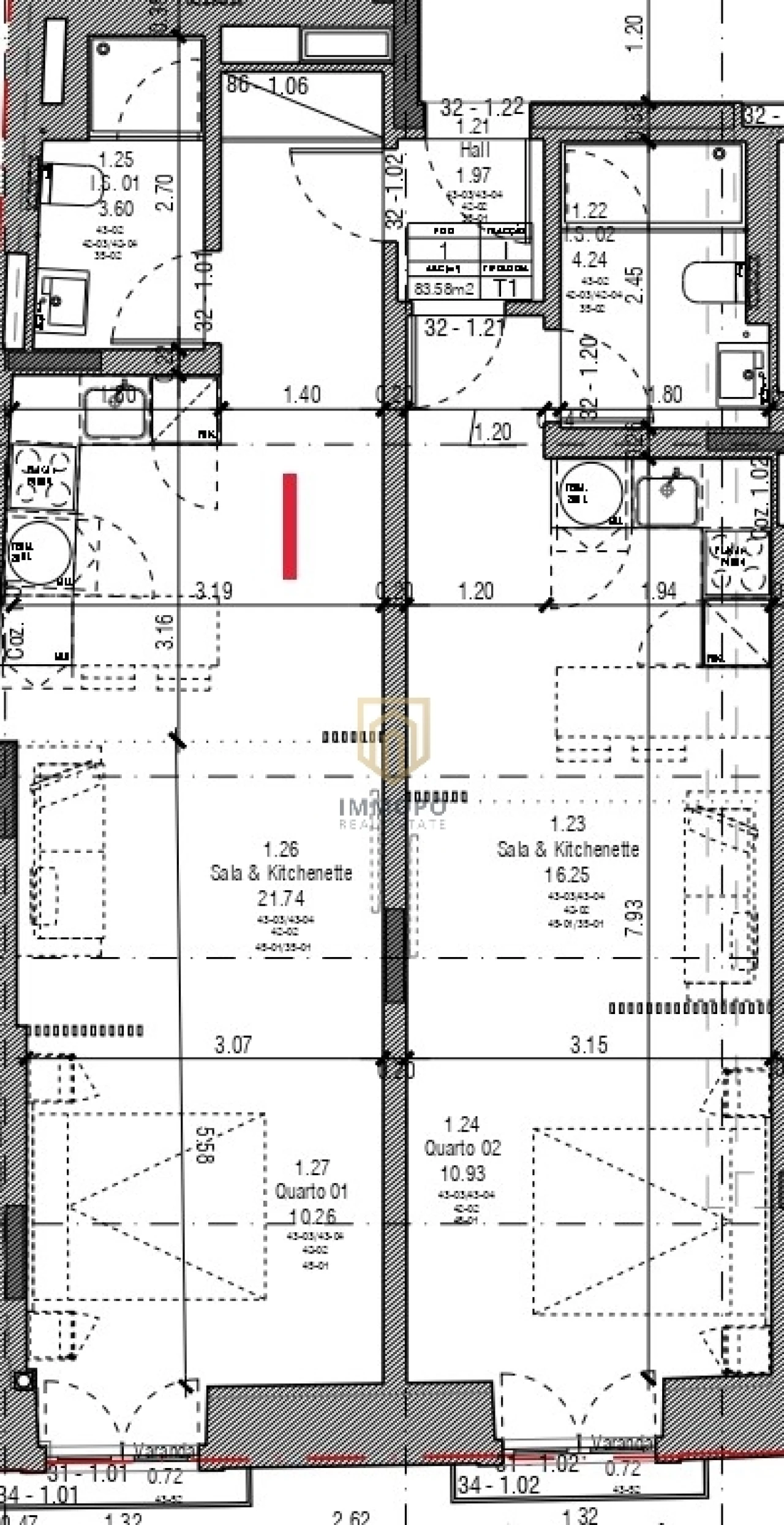 Apartamento T2 para Venda em Cedofeita, Santo Ildefonso, Sé, Miragaia, São Nicolau e Vitória Foto 31