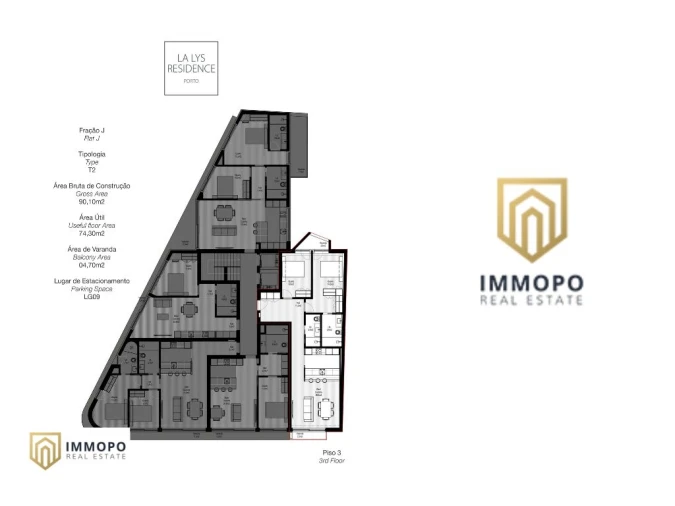 Apartamento T2 para Venda em Paranhos Foto 8