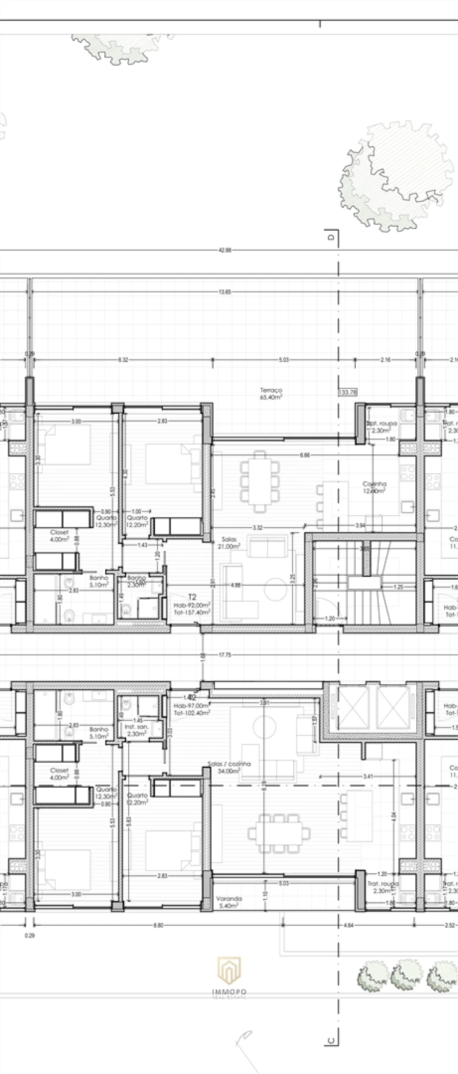 Apartamento T2 para Venda em Aguas Santas Foto 30