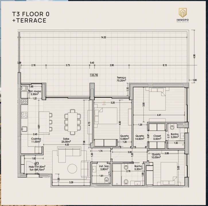 Apartamento T3 para Venda em Aguas Santas Foto 30