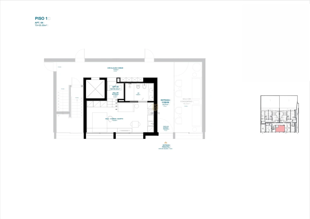 Apartamento T0 para Venda em Matosinhos e Leça da Palmeira Foto 6