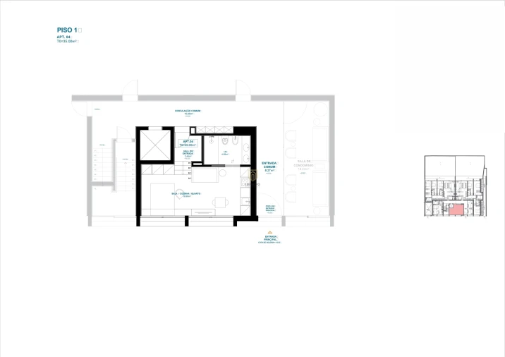 Apartamento T0 para Venda em Matosinhos e Leça da Palmeira Foto 6