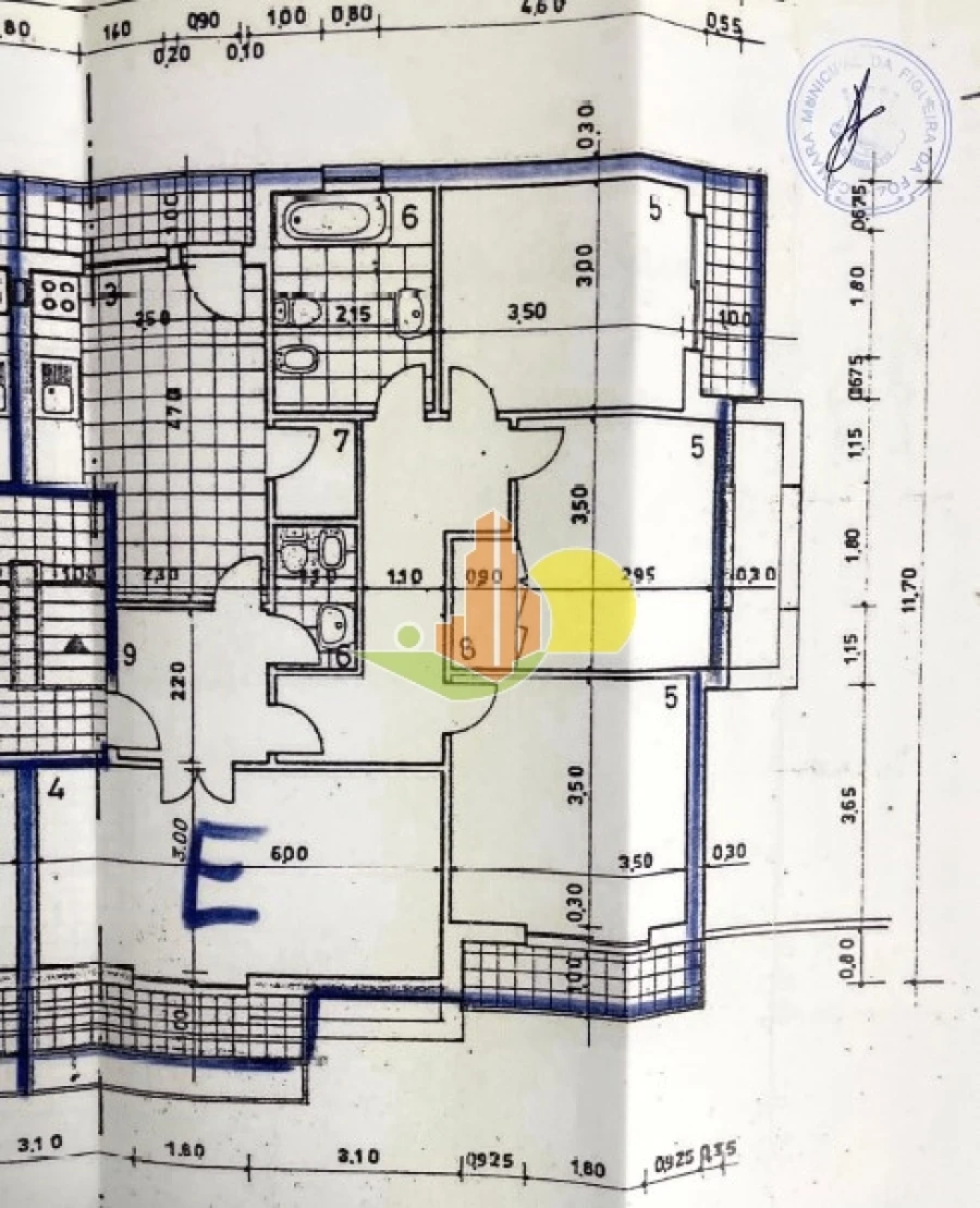 Apartamento T4 para Venda em Buarcos Planta 1