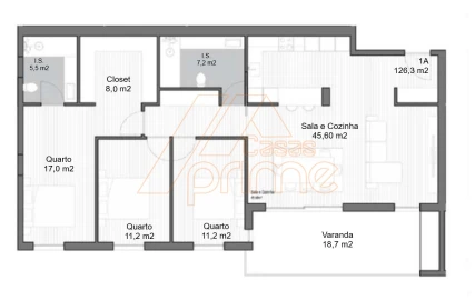 Apartamento T3 para Venda em Poiares (Santo Andre)