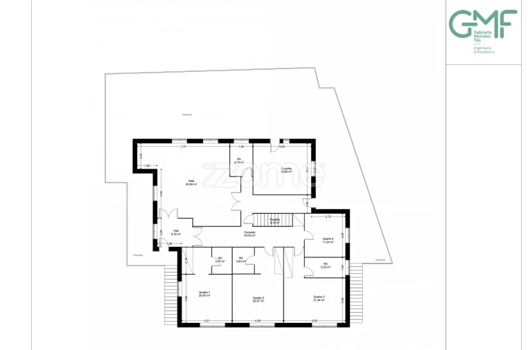 Moradia T4 para Venda em Sandim, Olival, Lever e Crestuma Foto 74