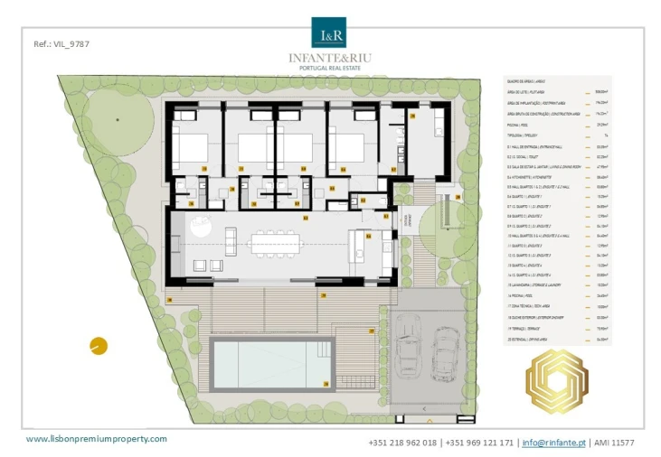 Moradia T4 para Venda em Comporta Planta 1