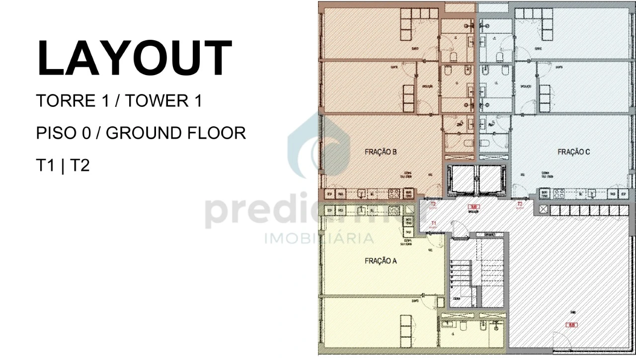 Apartamento T3 para Venda em Madalena Planta 2