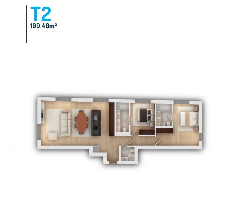 Apartamento T2 para Venda em Vila do Conde Foto 22