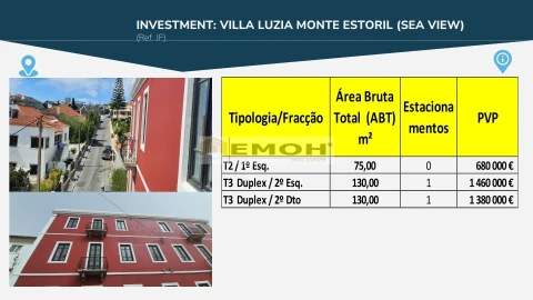 Apartamento T3 para Venda em Cascais e Estoril