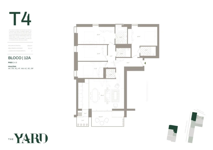 Apartamento T4 para Venda em Santa Marinha e São Pedro da Afurada Planta 1