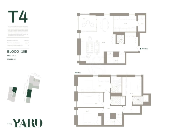 Apartamento T4 para Venda em Santa Marinha e São Pedro da Afurada Planta 1