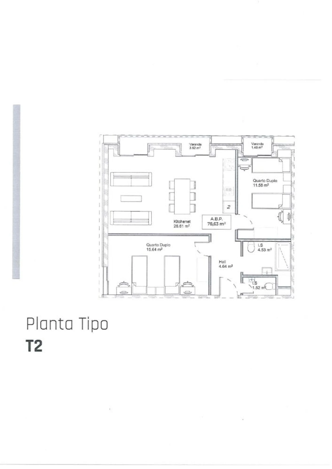 Apartamento T2 para Venda em Paranhos Foto 10