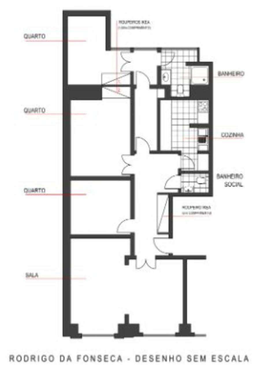 Apartamento T3 para Venda em Santo António Foto 34