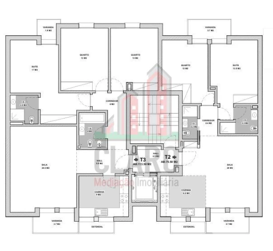Apartamento T3 para Venda em Eiras e São Paulo de Frades Foto 21
