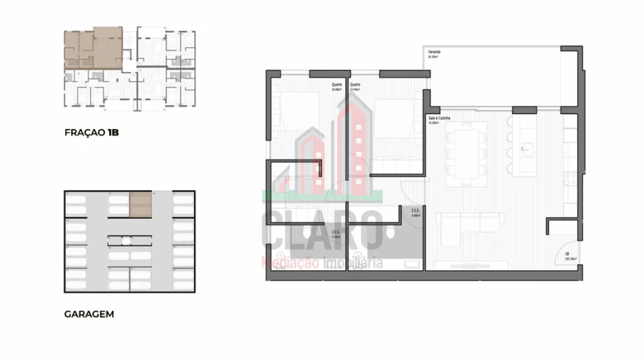 Apartamento T2 para Venda em Poiares (Santo Andre) Foto 24