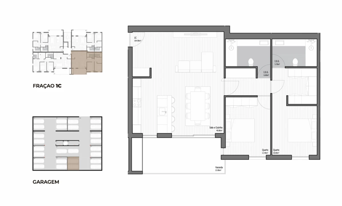 Apartamento T2 para Venda em Poiares (Santo Andre) Foto 29