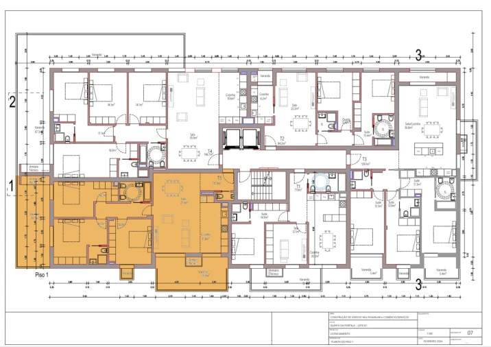 Apartamento T3 para Venda em Santo Antonio dos Olivais Planta 1