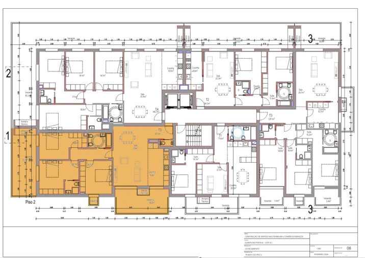 Apartamento T3 para Venda em Santo Antonio dos Olivais Planta 1