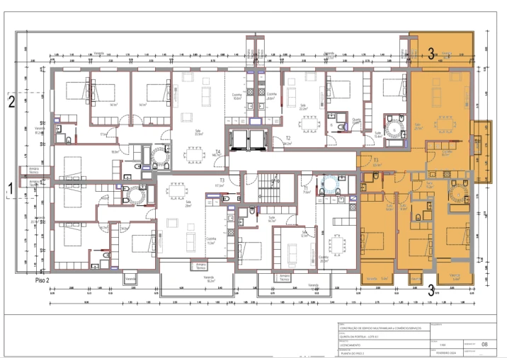 Apartamento T3 para Venda em Santo Antonio dos Olivais Planta 1