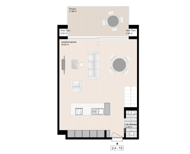 Apartamento T2 para Venda em Gulpilhares e Valadares Foto 31