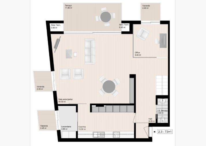 Apartamento T3 para Venda em Gulpilhares e Valadares Foto 31