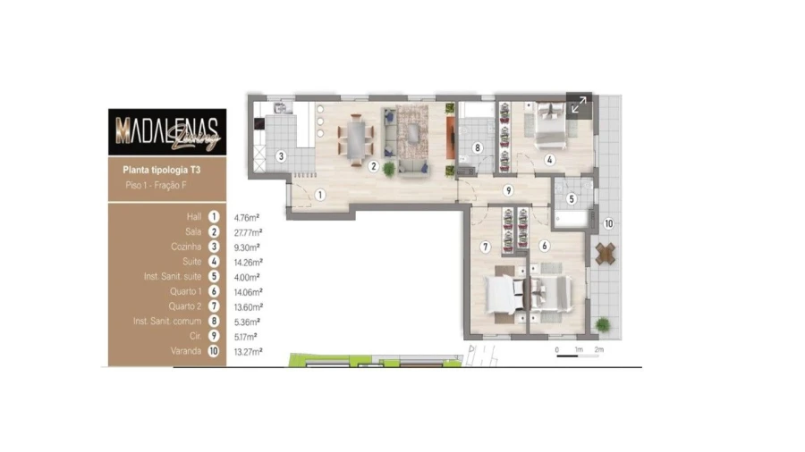 Apartamento T3 para Venda em Santo Antonio Foto 13