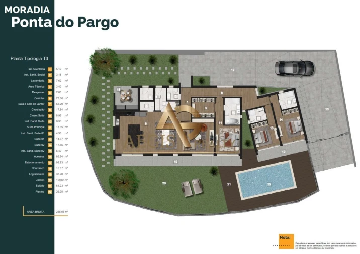 Moradia T3 para Venda em Ponta do Pargo Foto 7