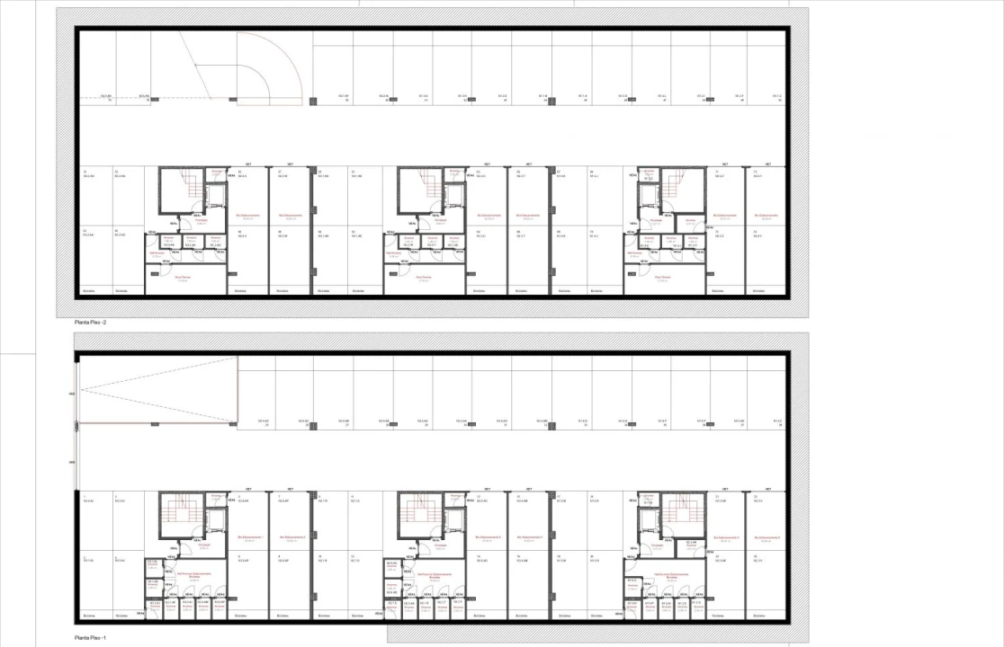 Apartamento T2 para Venda em Glória e Vera Cruz Planta 2