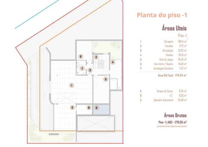 Moradia T3 para Venda em Arco da Calheta Planta 1