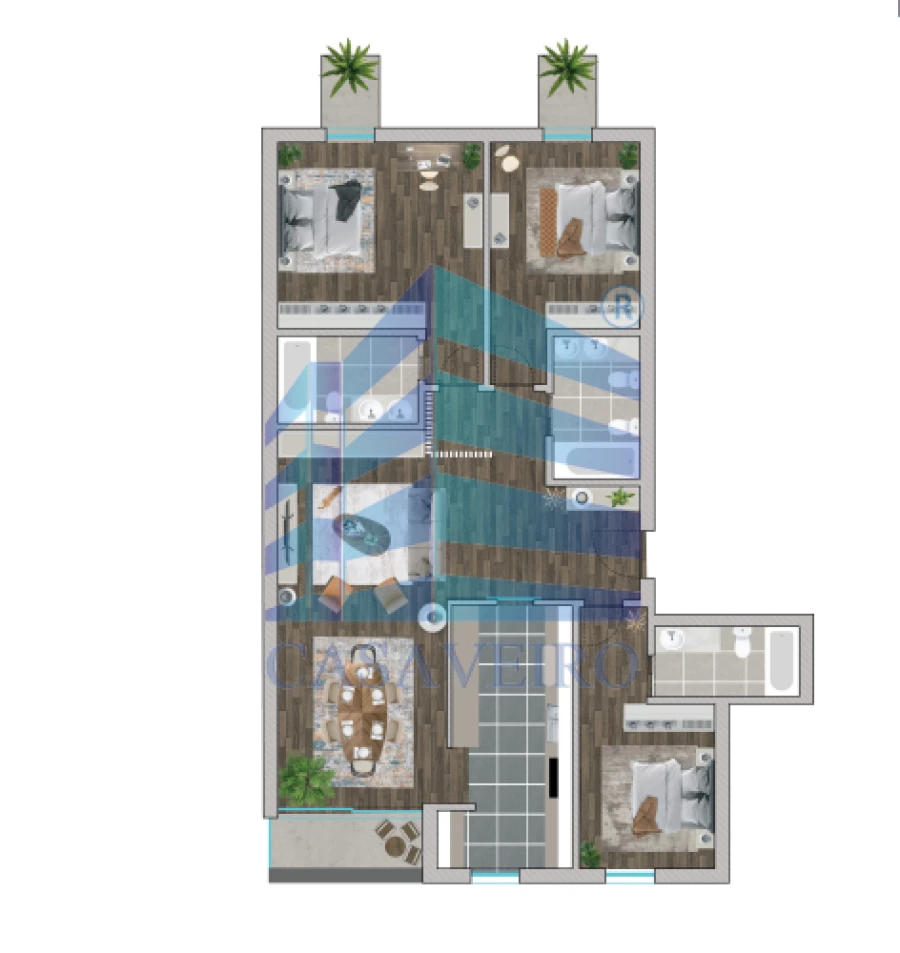 Apartamento T3 para Venda em Glória e Vera Cruz Foto 11
